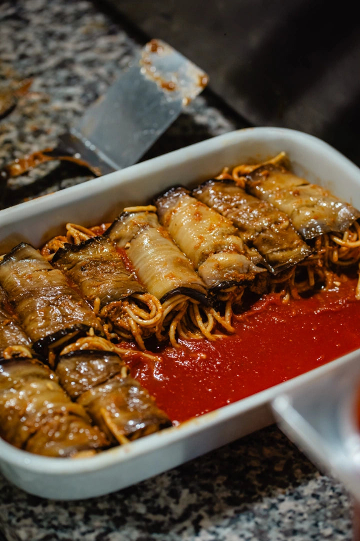 Pasta in teglia da 6 porzioni - Pasticceria Ottagono - gastronomia - sicilia - shop - dolci - ottagono - mascalucia