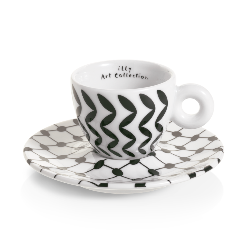 Set da 2 tazzine da caffè espresso - illy Art Collection Mona Hatoum - Pasticceria Ottagono - Tazzine da caffè e tazze da tè - sicilia - shop - dolci - siciliani