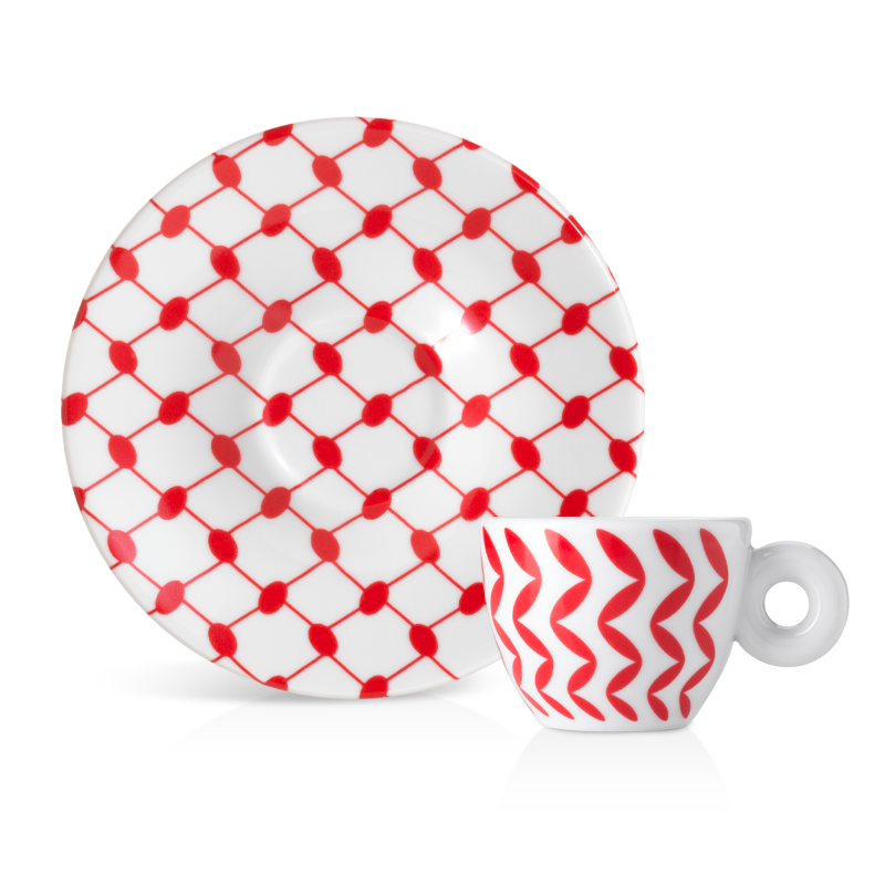 Set da 2 tazzine da caffè espresso - illy Art Collection Mona Hatoum - Pasticceria Ottagono - Tazzine da caffè e tazze da tè - sicilia - shop - dolci - siciliani