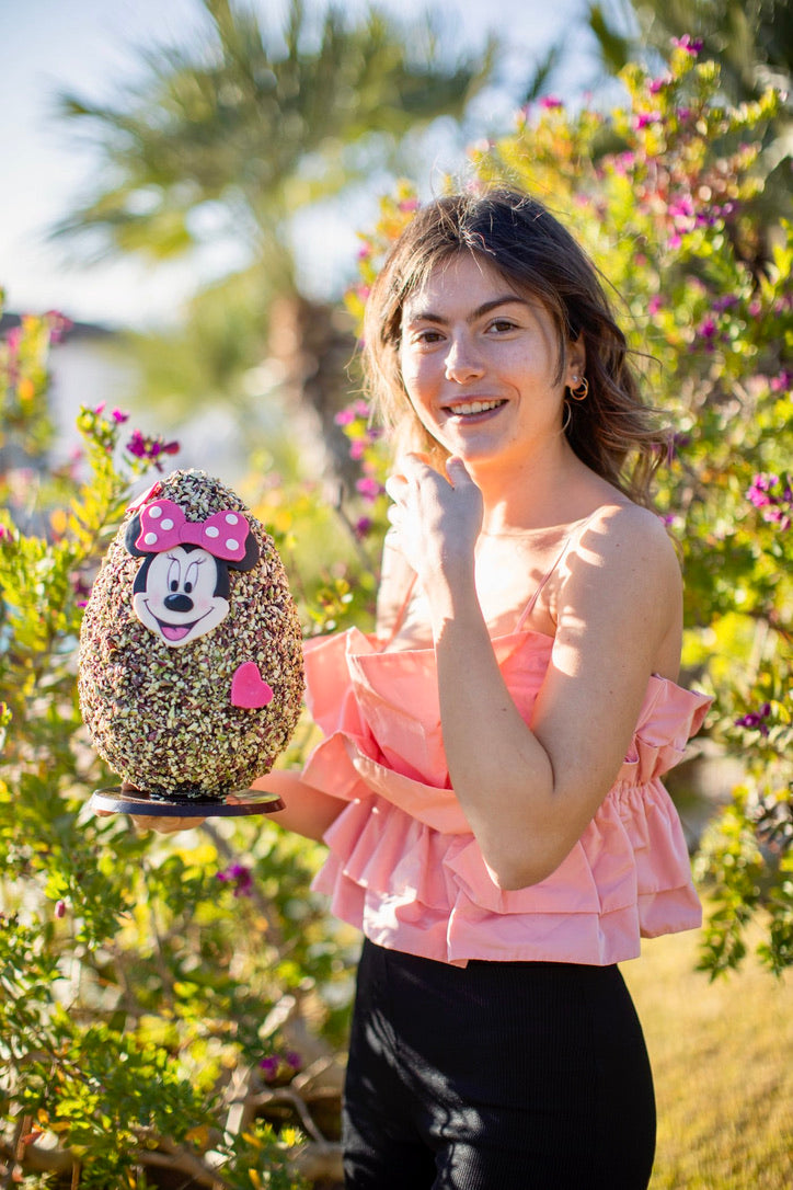 Uovo di Pasqua con stampa alimentare ๐ - Pasticceria Ottagono - Uovo di Pasqua artigianale decorato a mano - sicilia - shop - dolci - siciliani