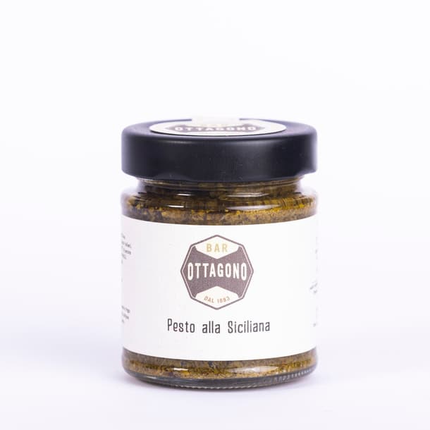 Sugo pronto per pasta alla siciliana 🌎 - Pasticceria Ottagono - Sugo per pasta al pesto di basilico - sicilia - catania - online