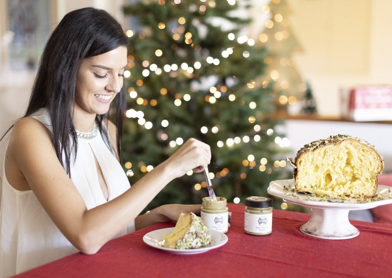 Crema dolce al pistacchio 30% ๐ - Pasticceria Ottagono - Crema spalmabile al pistacchio - sicilia - catania - online