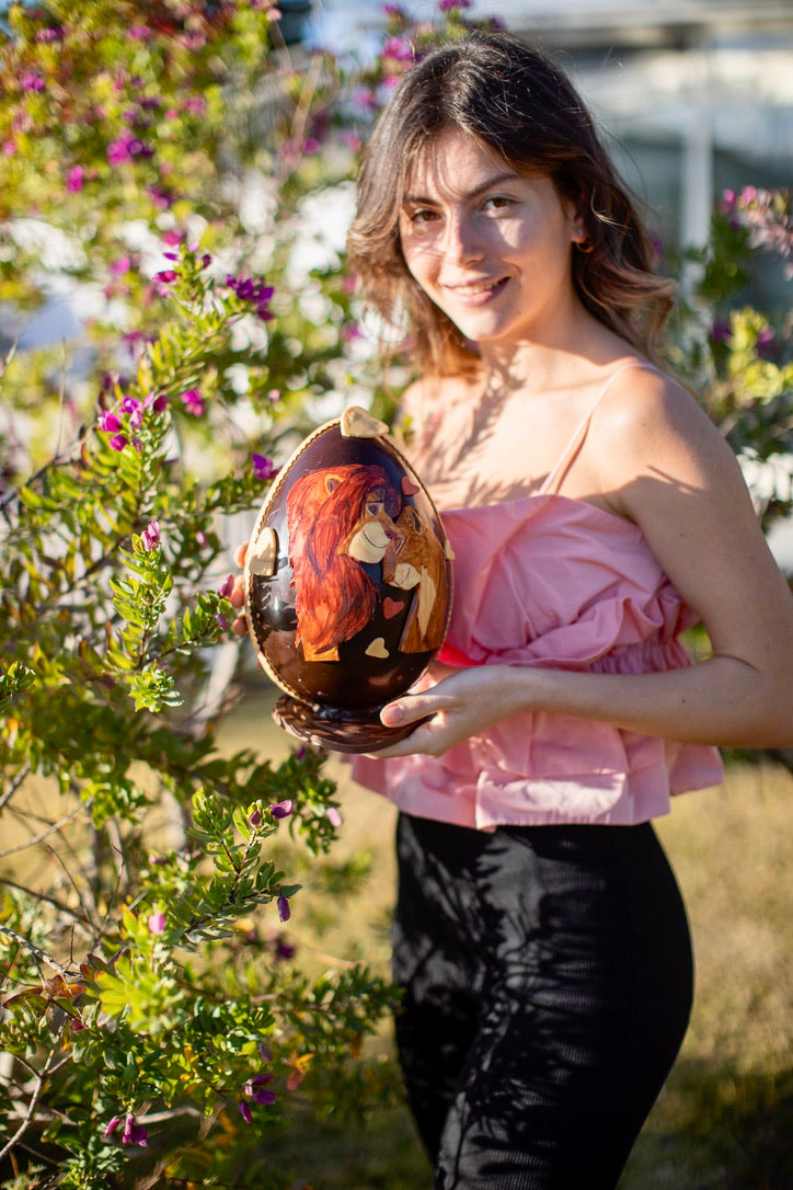 Uovo di Pasqua con foto personalizzata 🌎 - Pasticceria Ottagono - Uovo di Pasqua artigianale decorato a mano - sicilia - shop - dolci - siciliani