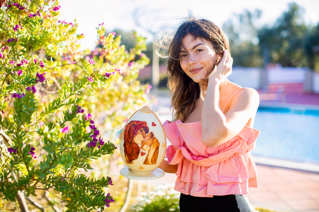 Uovo di Pasqua con foto personalizzata ๐ - Pasticceria Ottagono - Uovo di Pasqua artigianale decorato a mano - sicilia - shop - dolci - siciliani