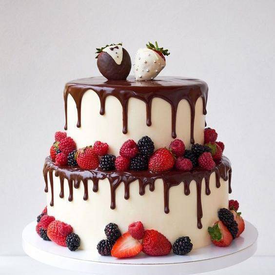 Drip Cake (2 livelli) - Ottagono - Pasticceria dal 1983 - Tart Cake - sicilia - catania - online
