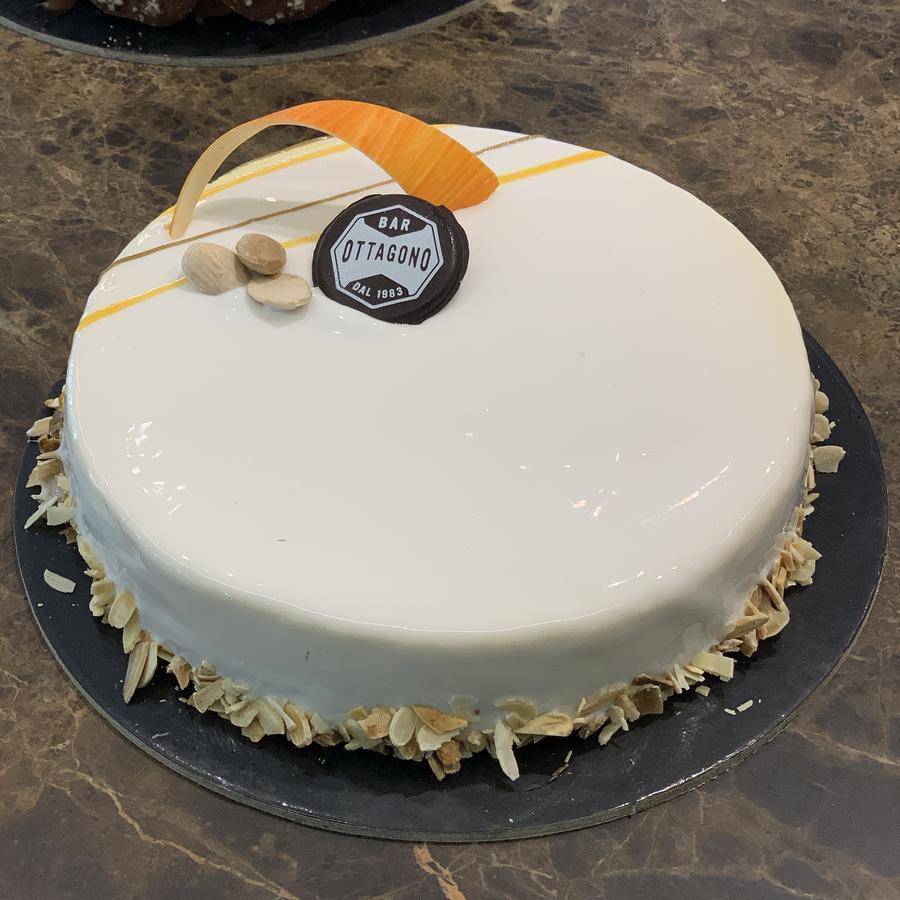 Sikula ( Mandorla, Pistacchio & Mandarino) - Ottagono - Pasticceria dal 1983 - Torte in Pasticceria Moderna - sicilia - catania - online