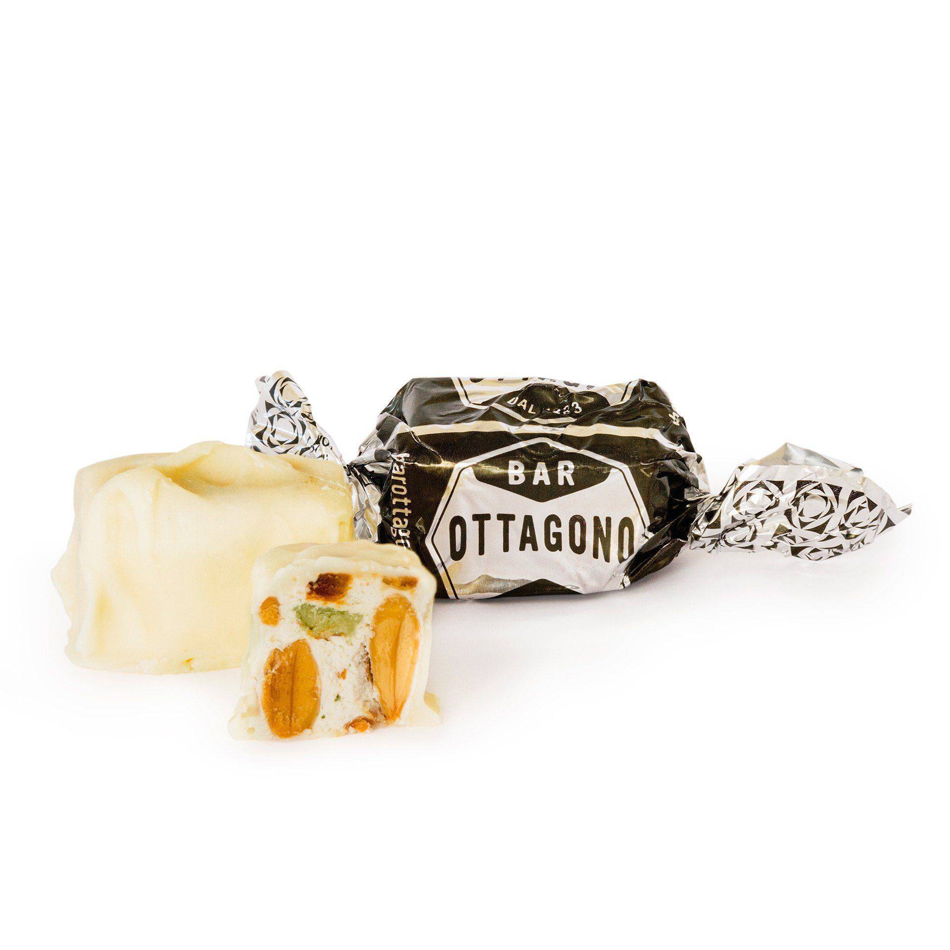 Torroncini (Spedizioni 🌎) - Ottagono - Pasticceria dal 1983 - Torroncino morbido con mandorla e pistacchio di Sicilia - sicilia - catania - online