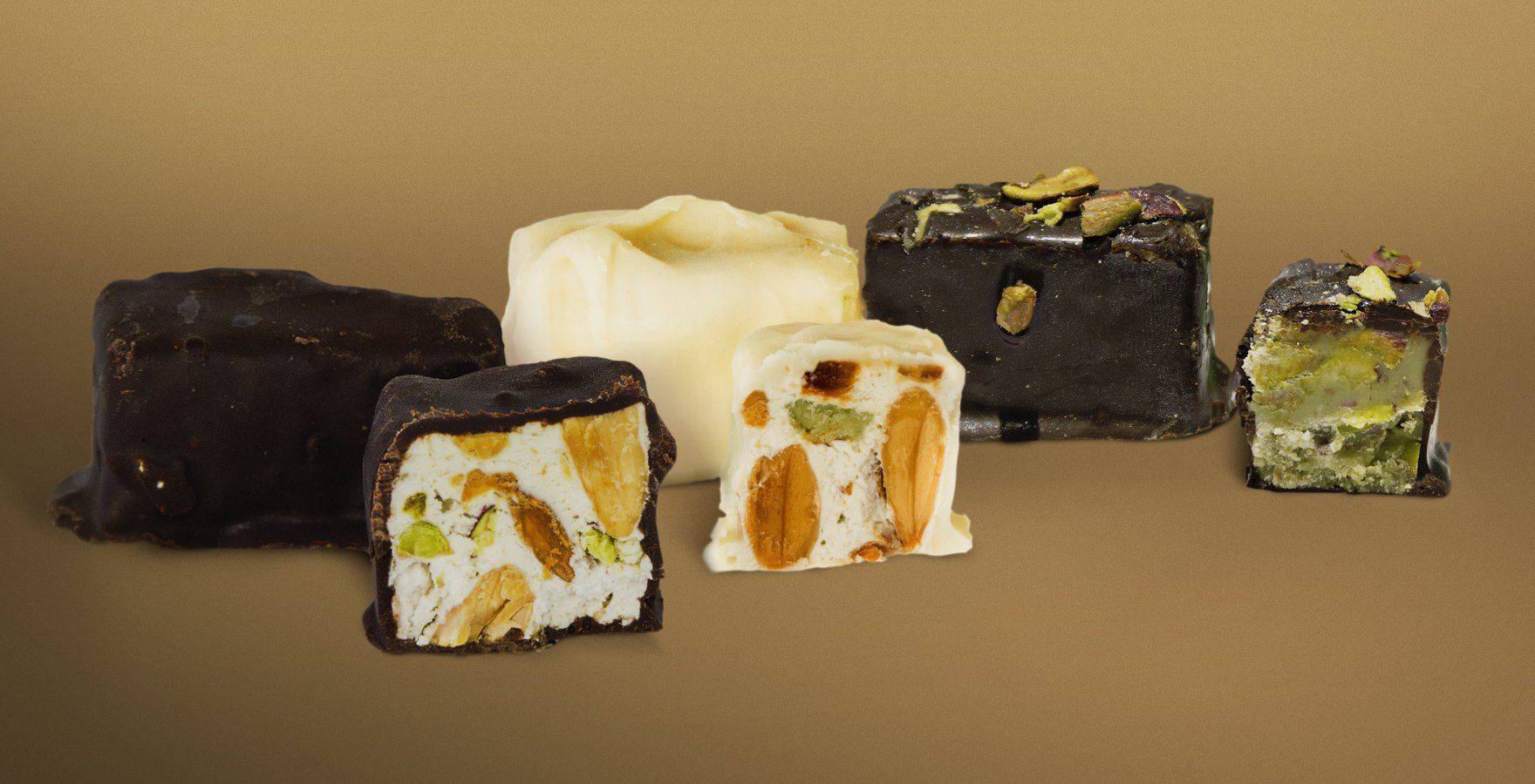 Torroncini (Spedizioni 🌎) - Ottagono - Pasticceria dal 1983 - Torroncino morbido con mandorla e pistacchio di Sicilia - sicilia - catania - online