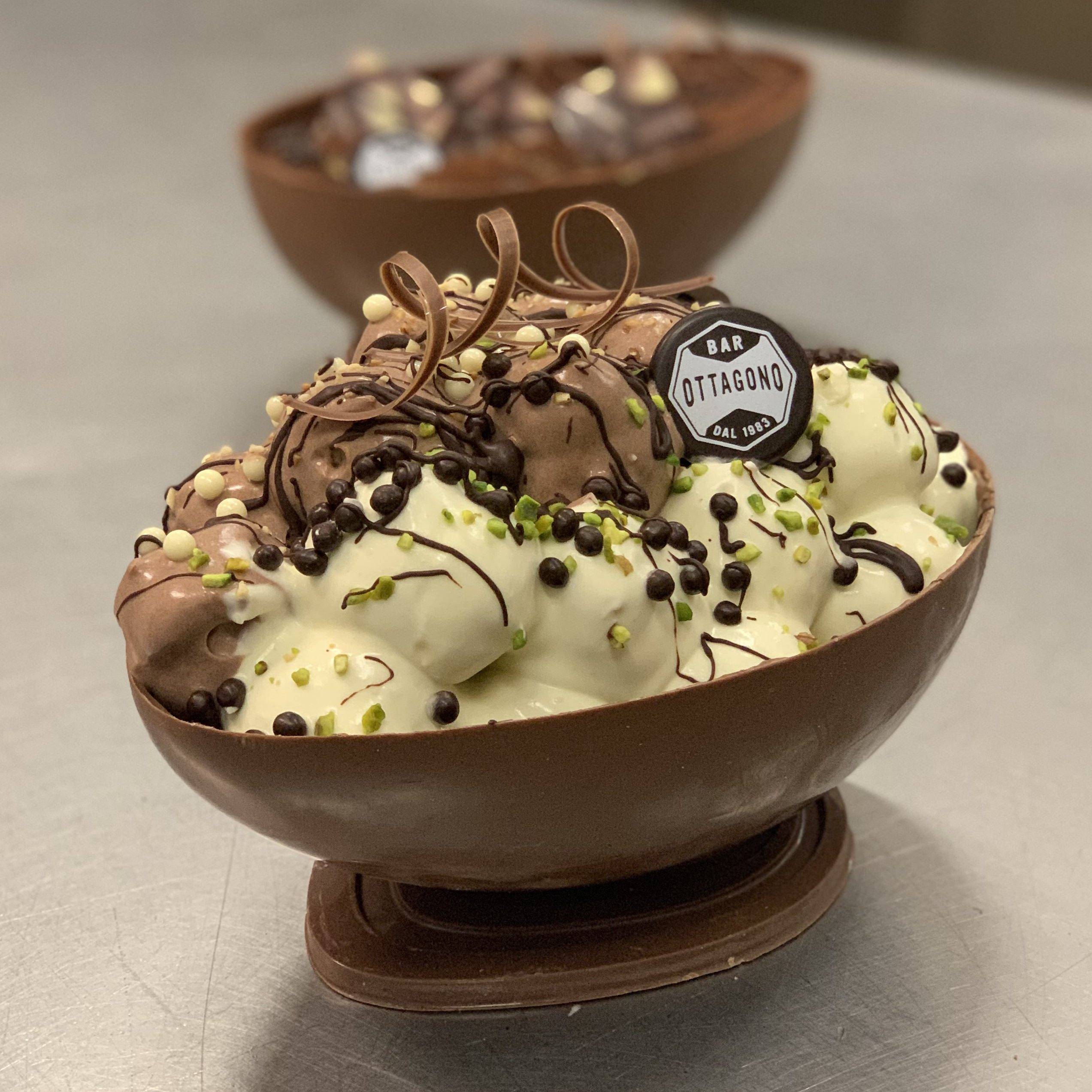 Uovo Profitterol - Ottagono - Pasticceria dal 1983 - Uovo Profitterol - sicilia - catania - online