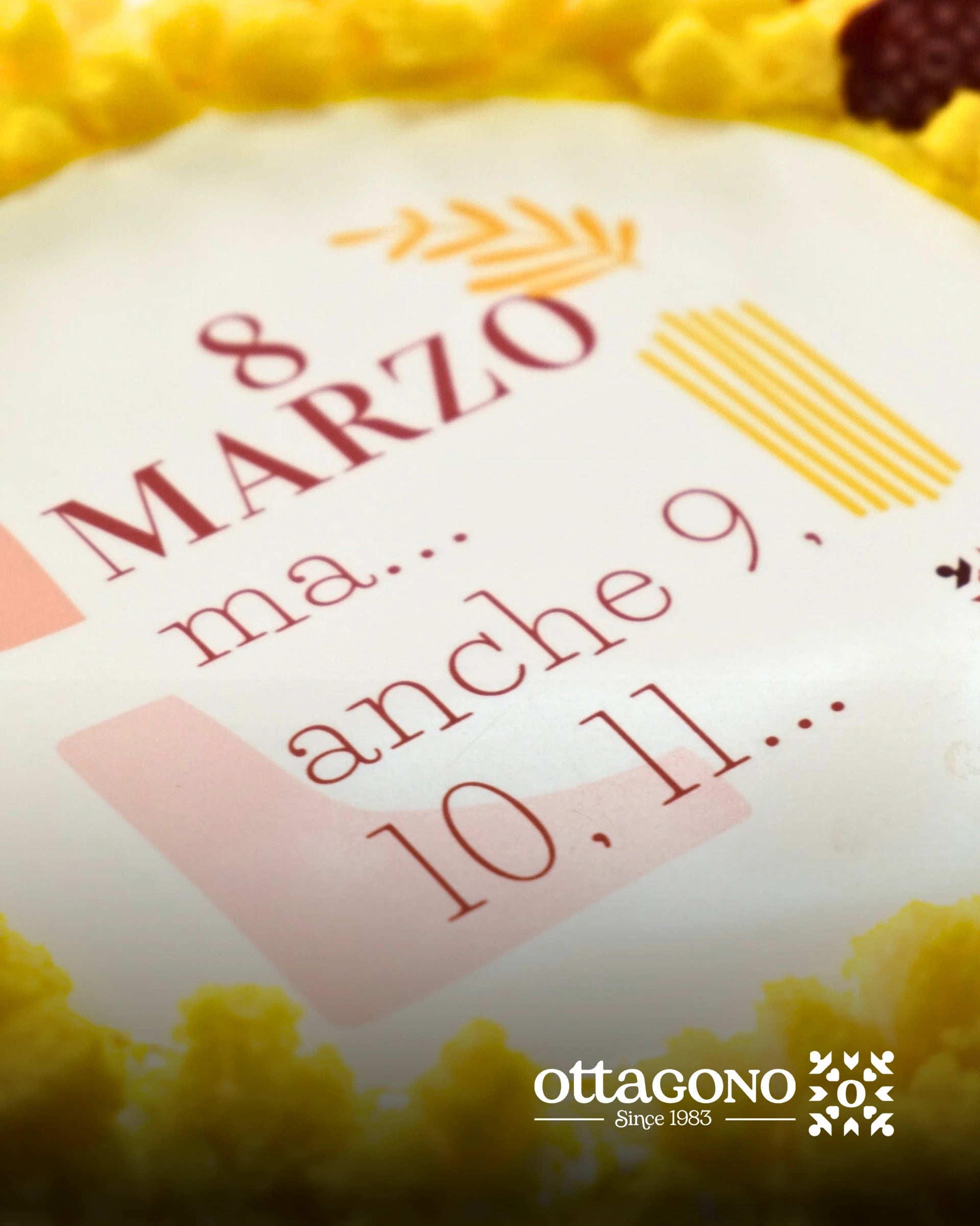 Fête des Mères - Gâteaux avec symbole décoré à la main 🛵