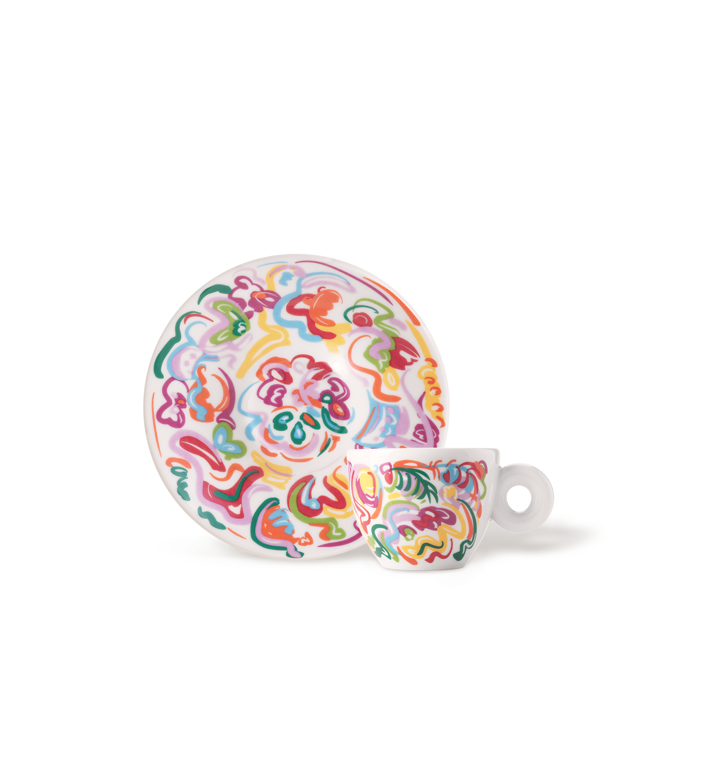 ILLY ART COLLECTION SOL CALERO - SET DI 4 TAZZINE DA ESPRESSO