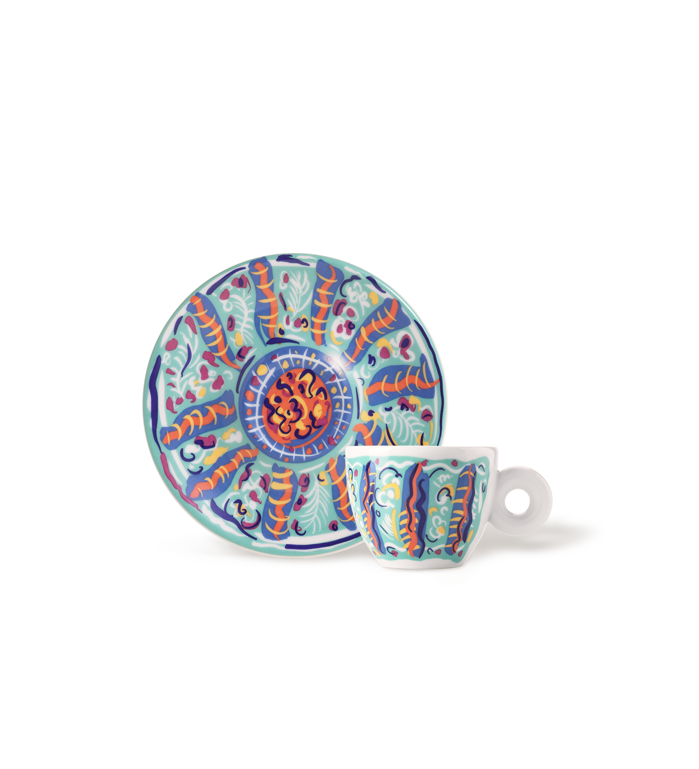 ILLY ART COLLECTION SOL CALERO - SET DI 4 TAZZINE DA ESPRESSO