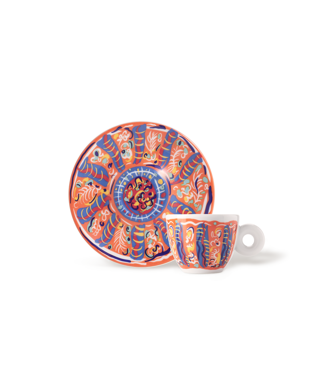 ILLY ART COLLECTION SOL CALERO - SET DI 4 TAZZINE DA ESPRESSO