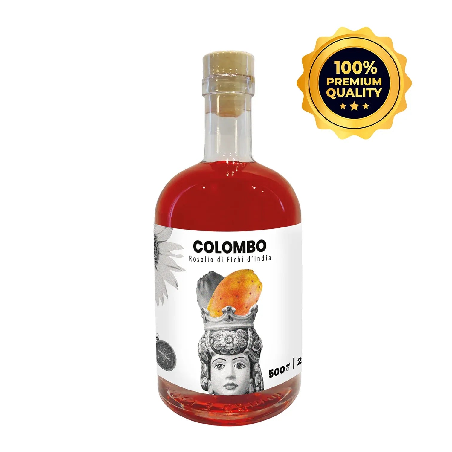 50-cl-Flasche Colombo, sizilianischer Rosolio aus Kaktusfeigen