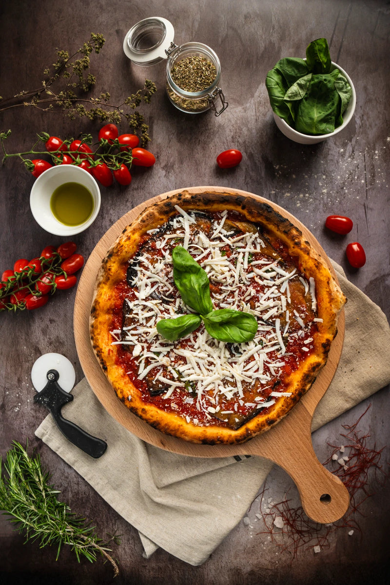 Pizza della Pizzeria Ottagono con impasto a lievitazione di 48 ore