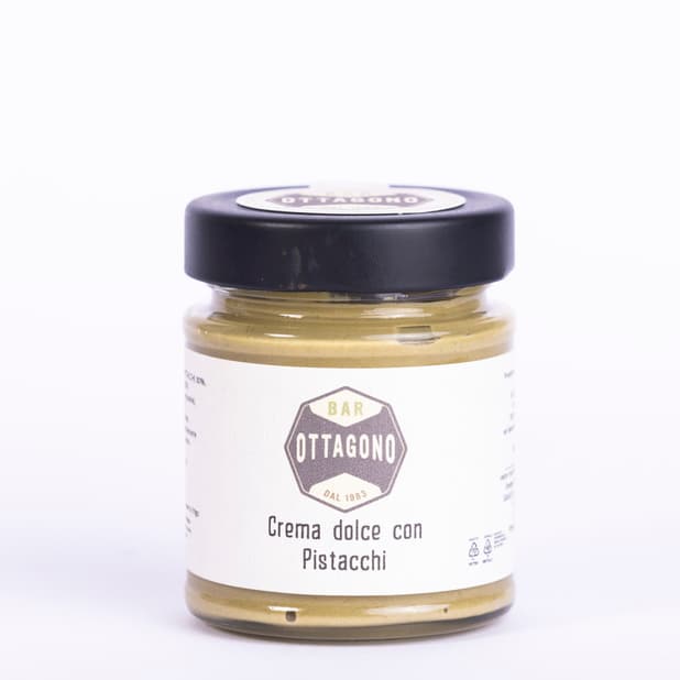 Crema dolce al pistacchio 30% 🌎 - Pasticceria Ottagono - Crema spalmabile al pistacchio - sicilia - catania - online