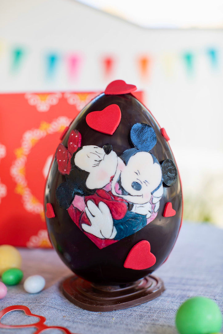 Uovo di Pasqua con stampa alimentare 🌎 - Pasticceria Ottagono - Uovo di Pasqua artigianale decorato a mano - sicilia - shop - dolci - siciliani