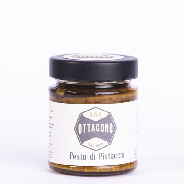 Sugo pronto per pasta al pistacchio Siciliano 🌎 - Pasticceria Ottagono - Pesto pronto per pasta al pistacchio Siciliano - sicilia - catania - online