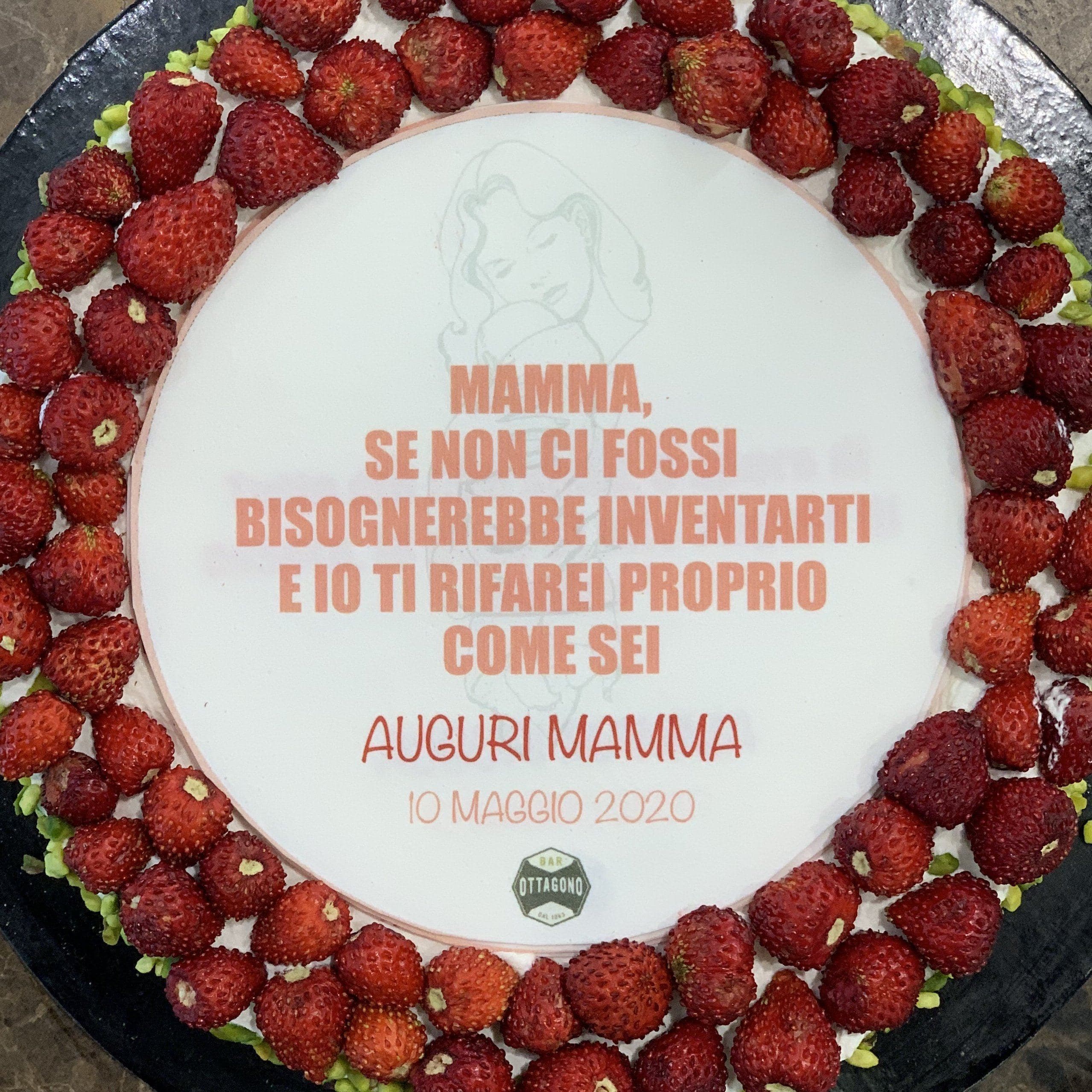 Festa della Mamma - Torte con simbolo decorato a mano - Ottagono - Pasticceria dal 1983 - Festa della Mamma - Torte speciali - sicilia - catania - online