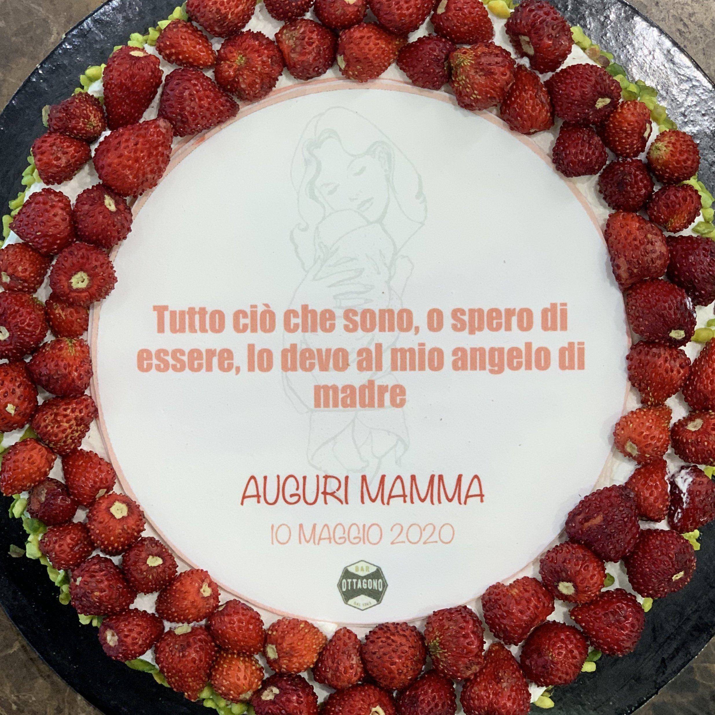 Festa della Mamma - Torte con simbolo decorato a mano - Ottagono - Pasticceria dal 1983 - Festa della Mamma - Torte speciali - sicilia - catania - online