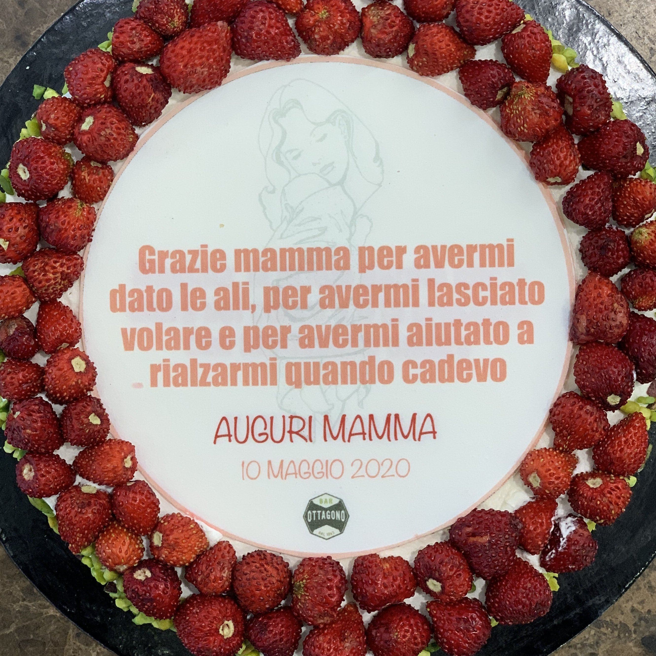 Festa della Mamma - Torte con simbolo decorato a mano - Ottagono - Pasticceria dal 1983 - Festa della Mamma - Torte speciali - sicilia - catania - online