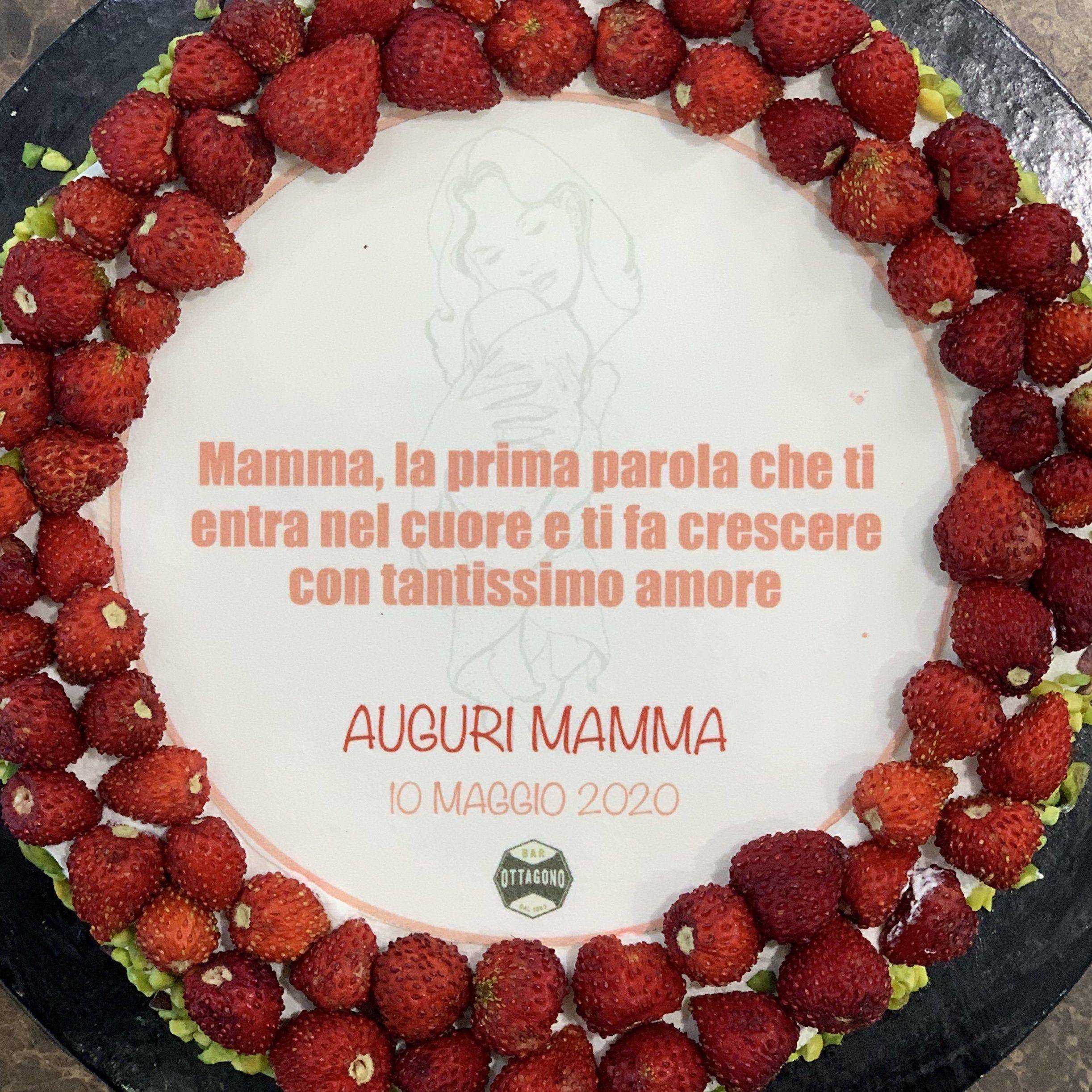 Festa della Mamma - Torte con simbolo decorato a mano - Ottagono - Pasticceria dal 1983 - Festa della Mamma - Torte speciali - sicilia - catania - online