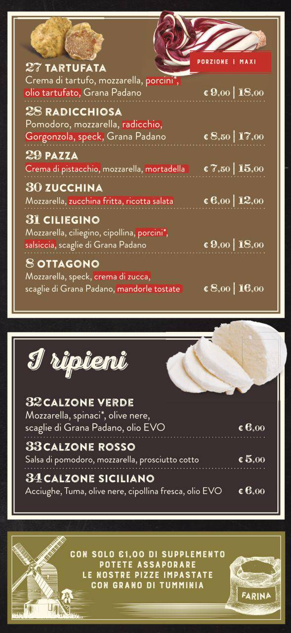 Pizze Ottagono - Ottagono - Pasticceria dal 1983 - Pizzeria Ottagono - sicilia - catania - online